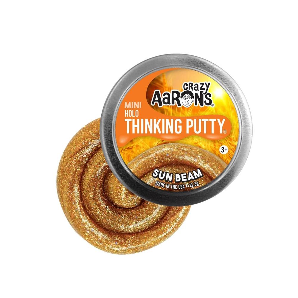 Crazy Aarons Mini Holo Thinking Putty - Sun Beam