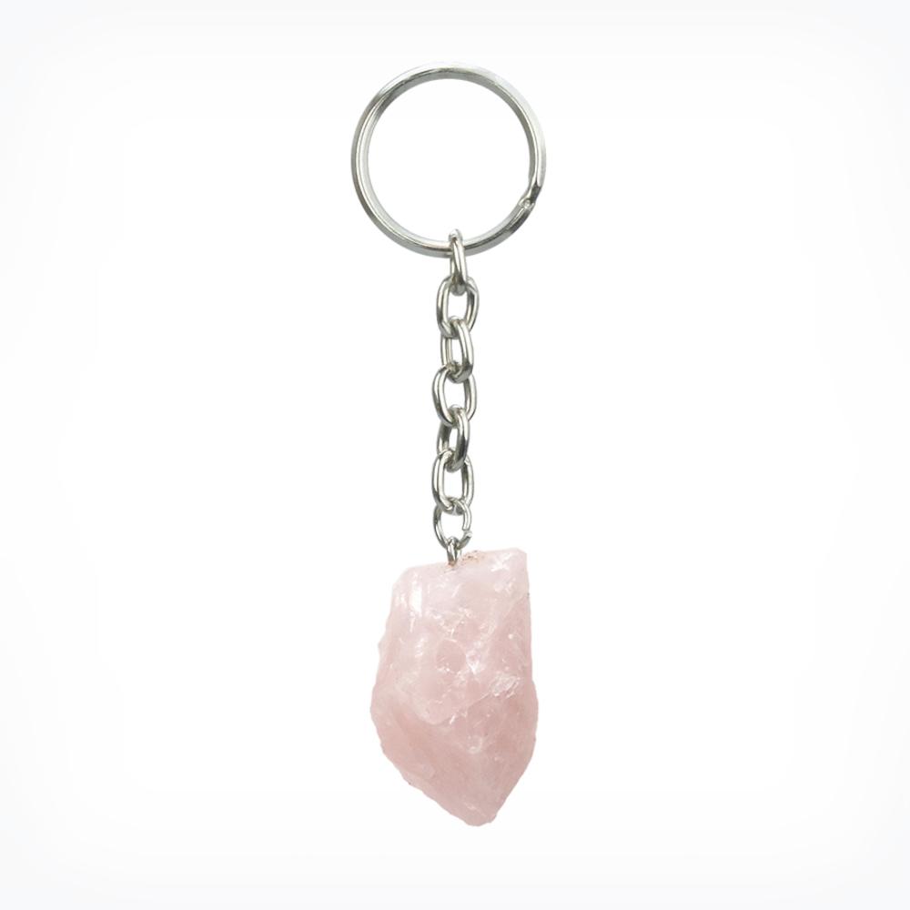 Rose Quartz Keychain
