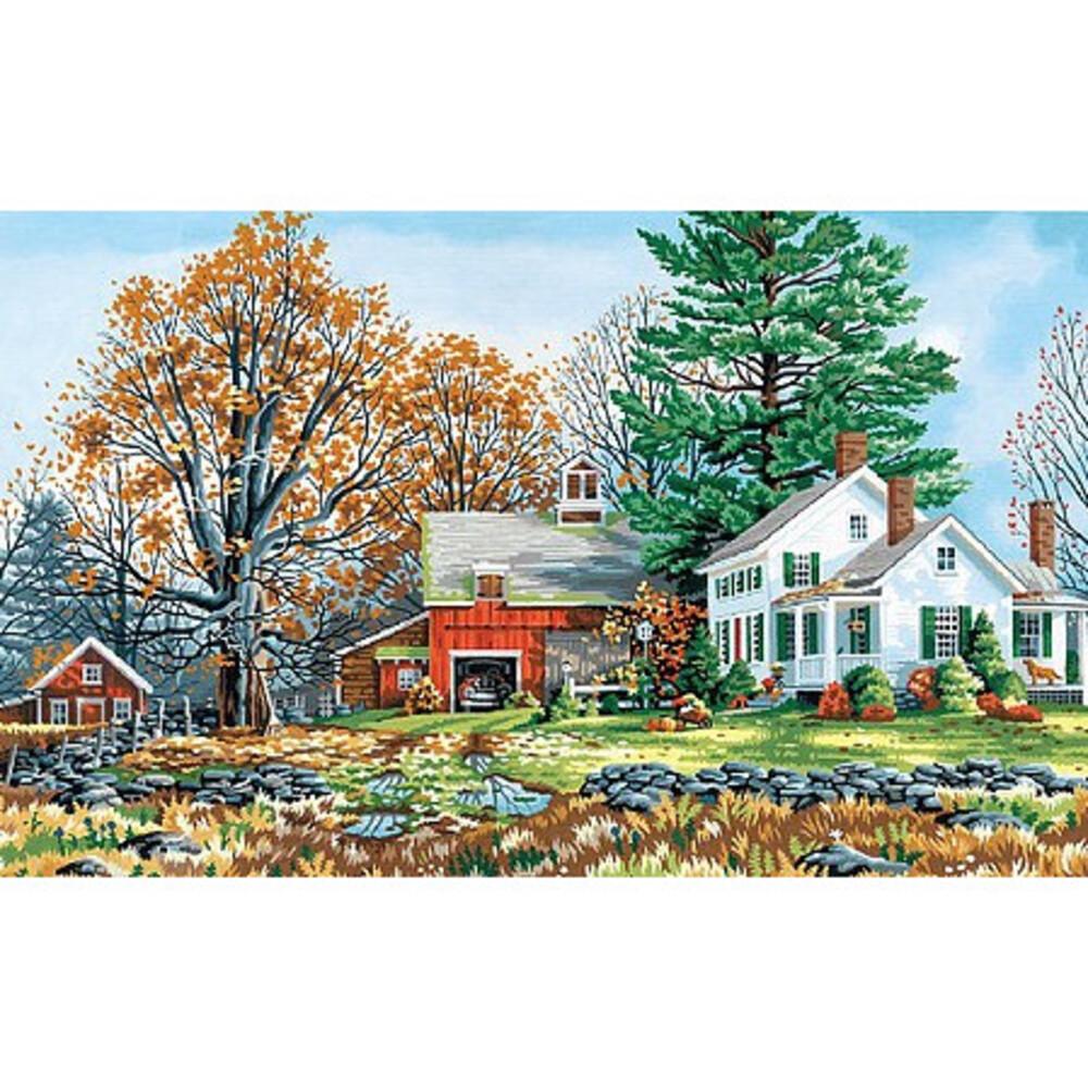 Dimensions Precious Days (Country Farm House) Paint-by-Number Kit