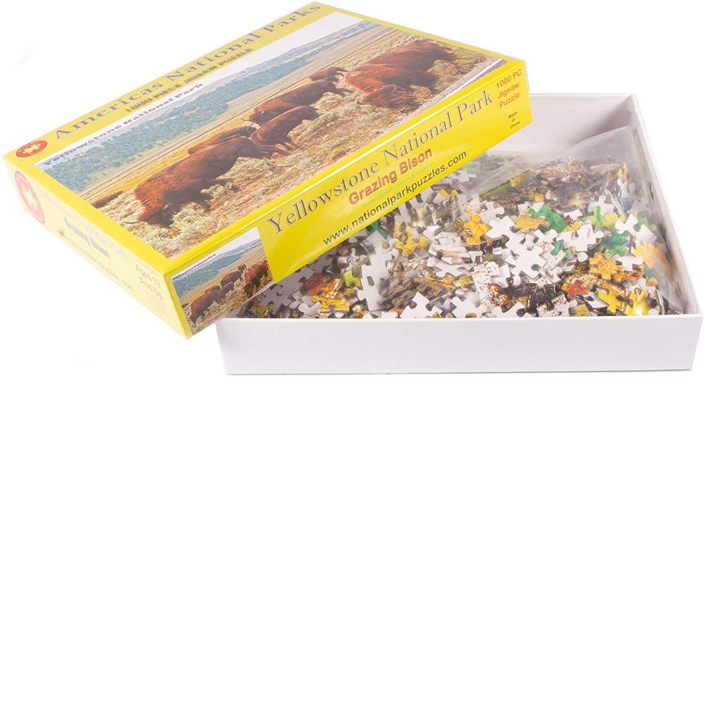Puzzle - Yellowstone National Park Grazing Bison 1000 Piece