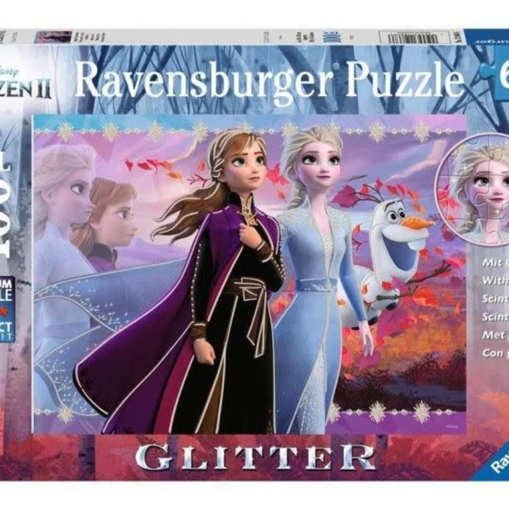 Puzzle - 100pc XXL Puzzle Glitter Frozen 2 Strong Sisters