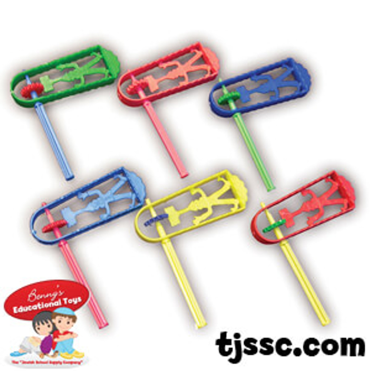 Small Plastic Groggers (20 in bag) Israeli Style Graggers