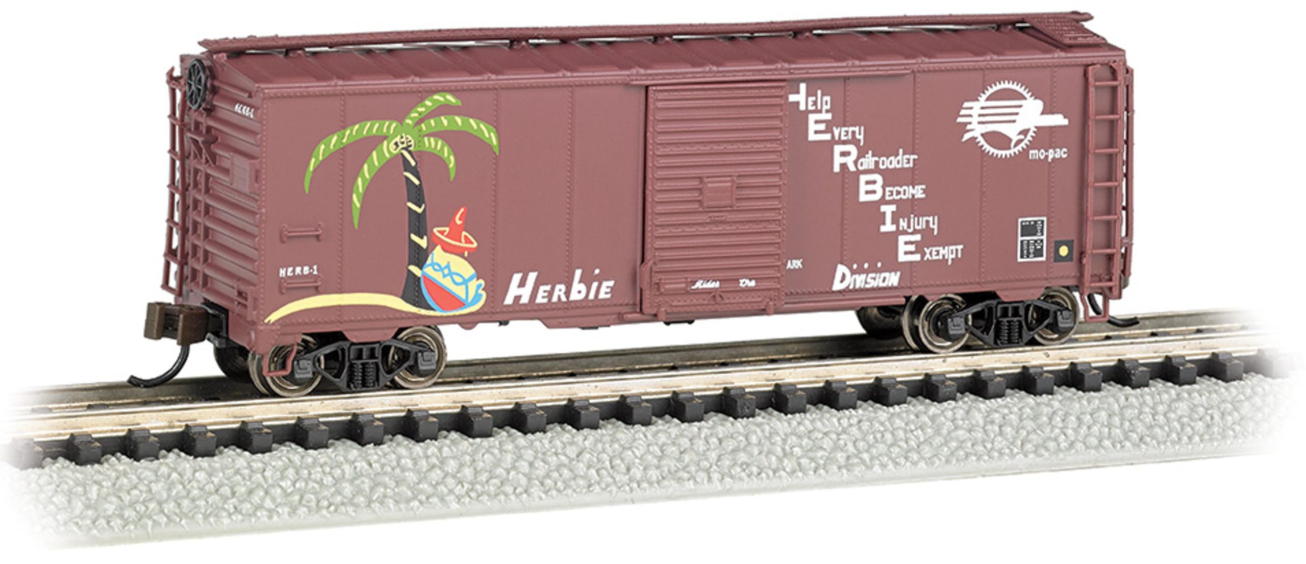 N-Scale Missouri Pacific Herbie - AAR 40ft Steel Box Car