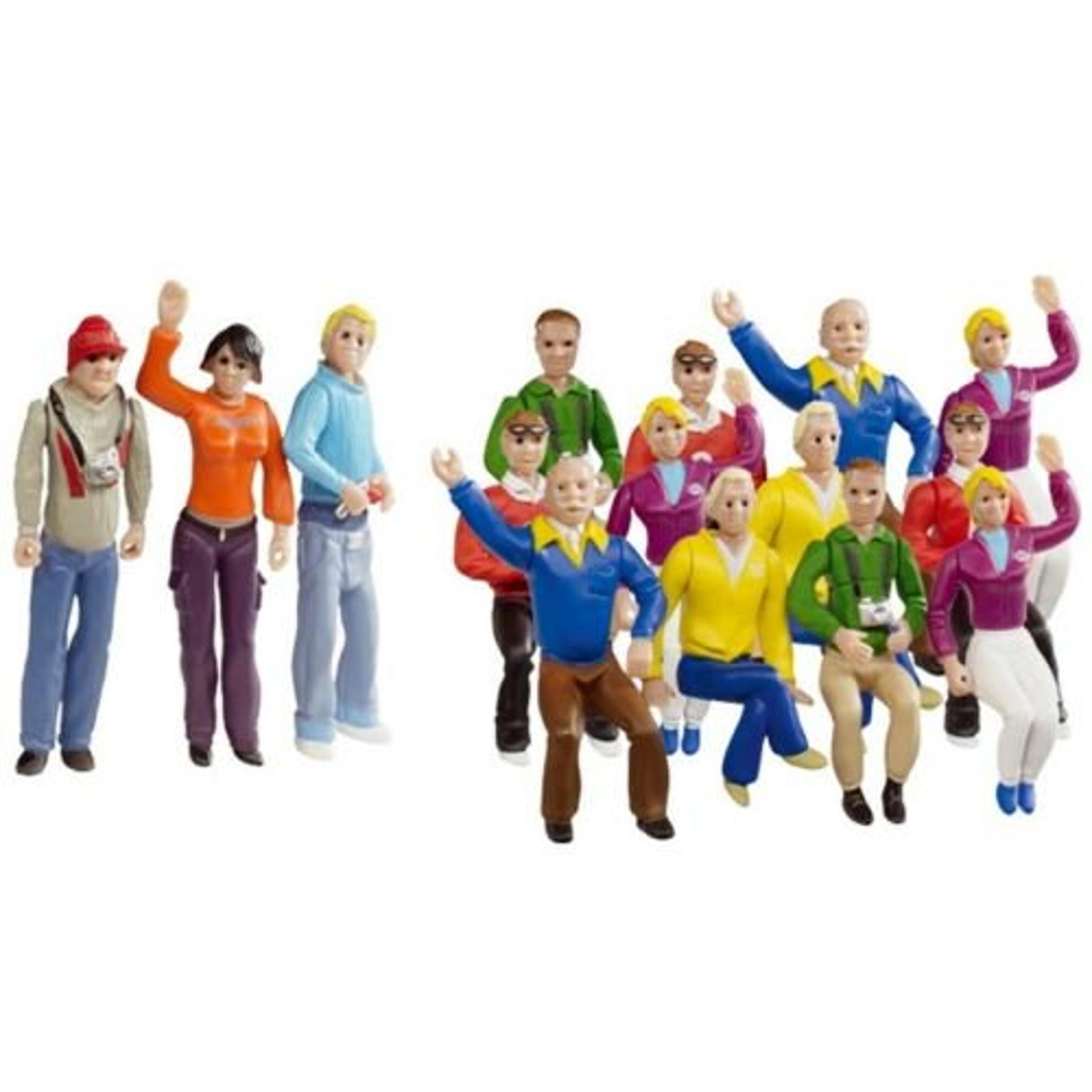 1/32 Set of 15 Figures - Spectators