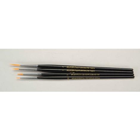 Detail Round Taklon 4pc Brush Set