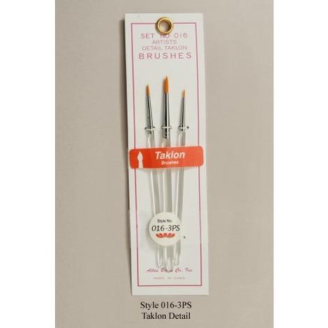 Taklon 3-pc Detail Brush Set