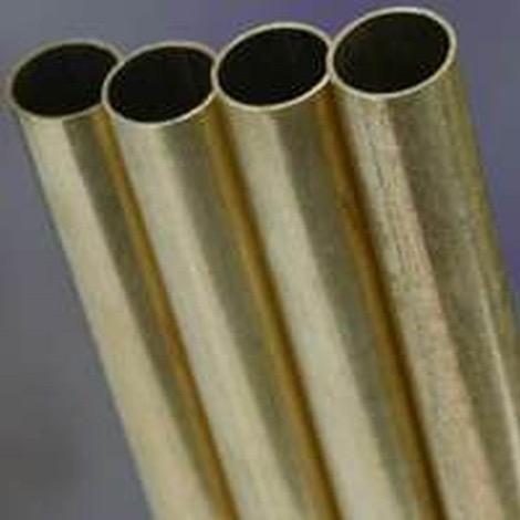 Copper Round Tube, 1/16 in x 12 in 12 in