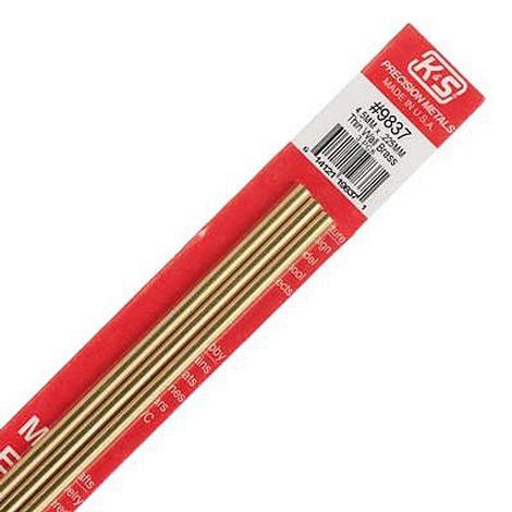 Thin Brass Tube, 4.5 mm x .225 mm (3)