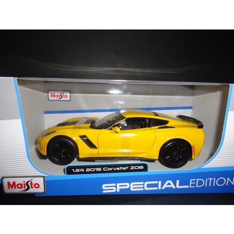 1/24 Die-Cast Chevrolet Corvette C7 Z06 2015 Yellow