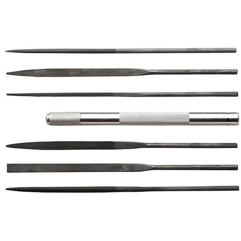 6 Assorted File Set w/ Handle, Cut #2