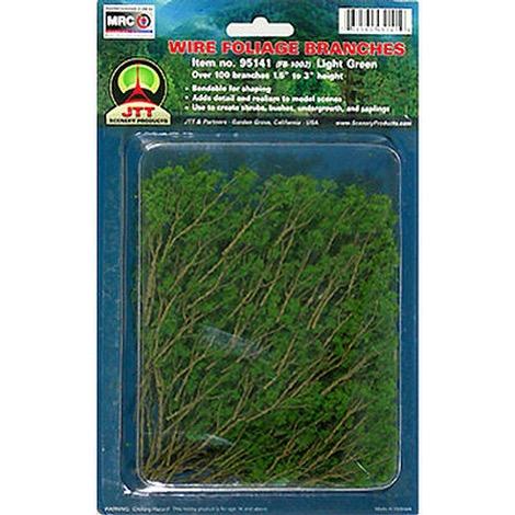JTT Wire Foliage Branches (Light Green)