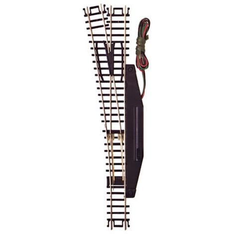 N-Scale Code 80 #6 Switch Remote Left-Hand Black