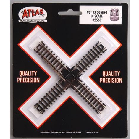 N-Scale Code 80 90 Degree Crossing