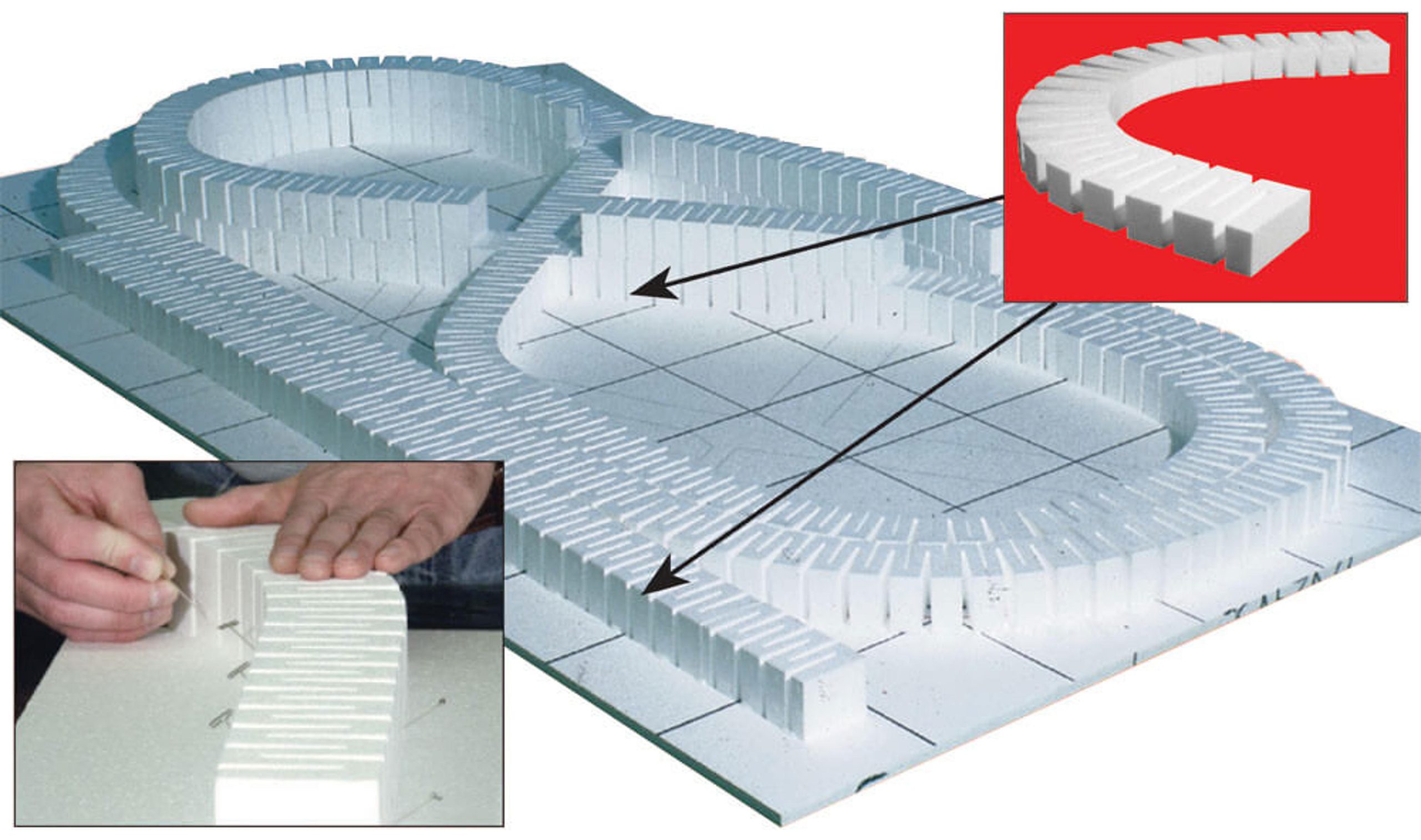 Woodland Scenics Riser (1in, 4 pk)