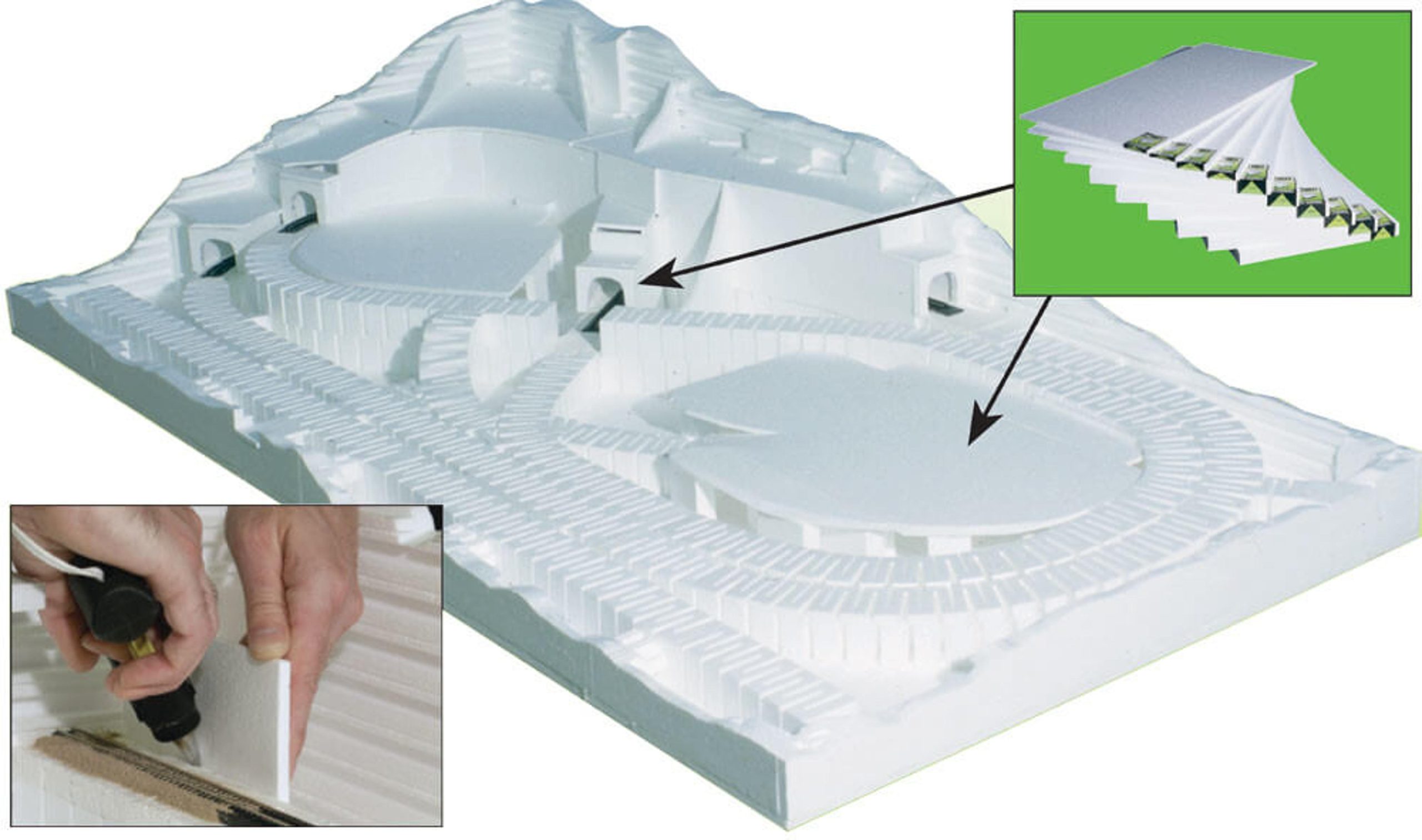 Woodland Scenics Foam Sheet (4in)