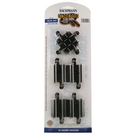 HO E-Z Track 90 Degree Crossing - Steel