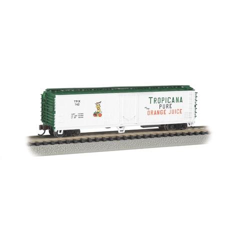 N-Scale Tropicana (White & Green) - ACF 50 Steel Reefer