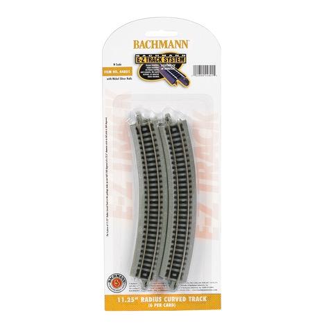 N-Scale 11-1/4" Radius Curved E-Z Track