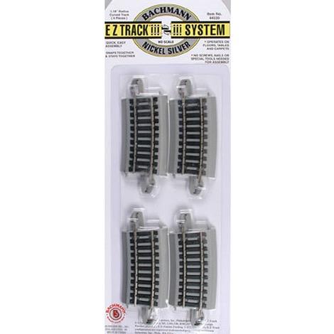 HO Nickel Silver Curved Track 1/3 18" Radius