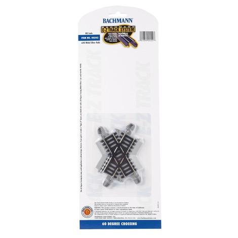 HO E-Z Track 60 Degree Crossing