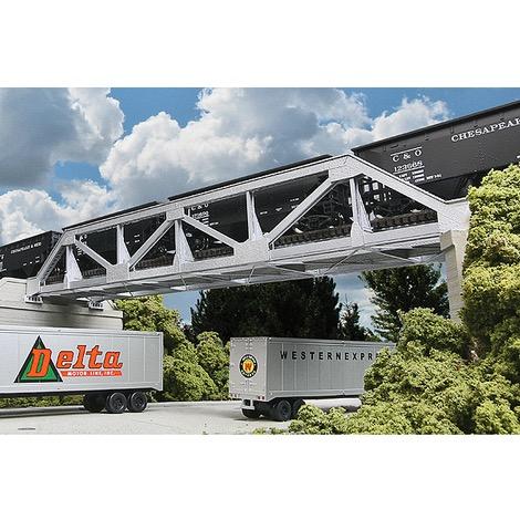 HO Single-Track Pony Truss Bridge - Lasercut