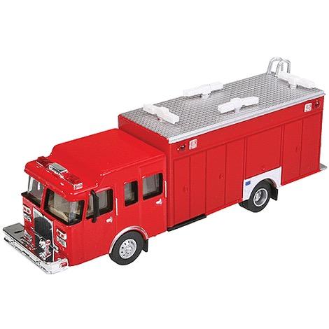 HO Hazardous Materials Fire Truck - Assembled