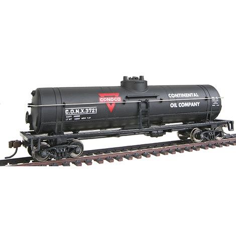 HO 40 Tank Car -- Conoco (black, red, white)