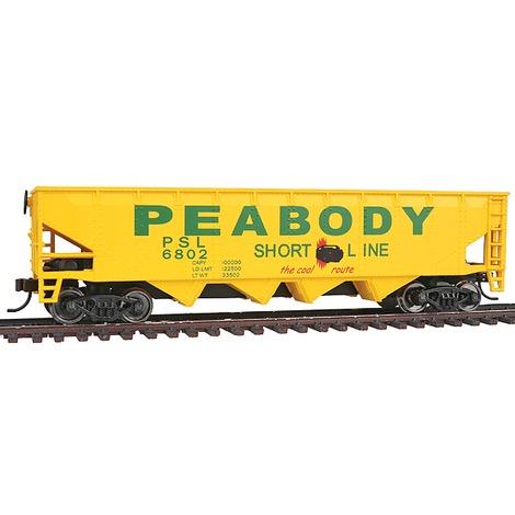HO Hopper -- Peabody Short Line #6802 Offset Quad Hopper