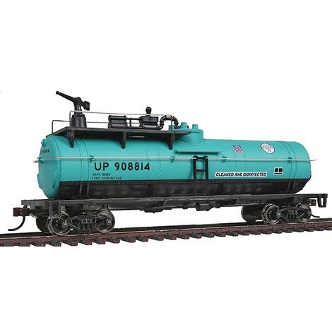 HO Firefighting Tank Car -- Union Pacific #908814 (MOW Scheme, green, black)