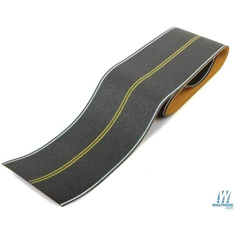 HO Flexible Self-Adhesive Paved Roadway - Vintage & Modern No Passing