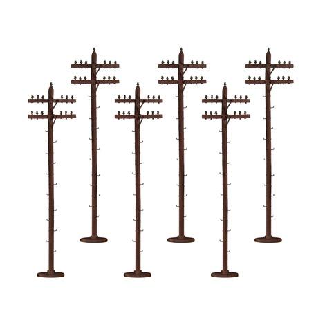 O-Scale New Scale-sized Telephone Poles