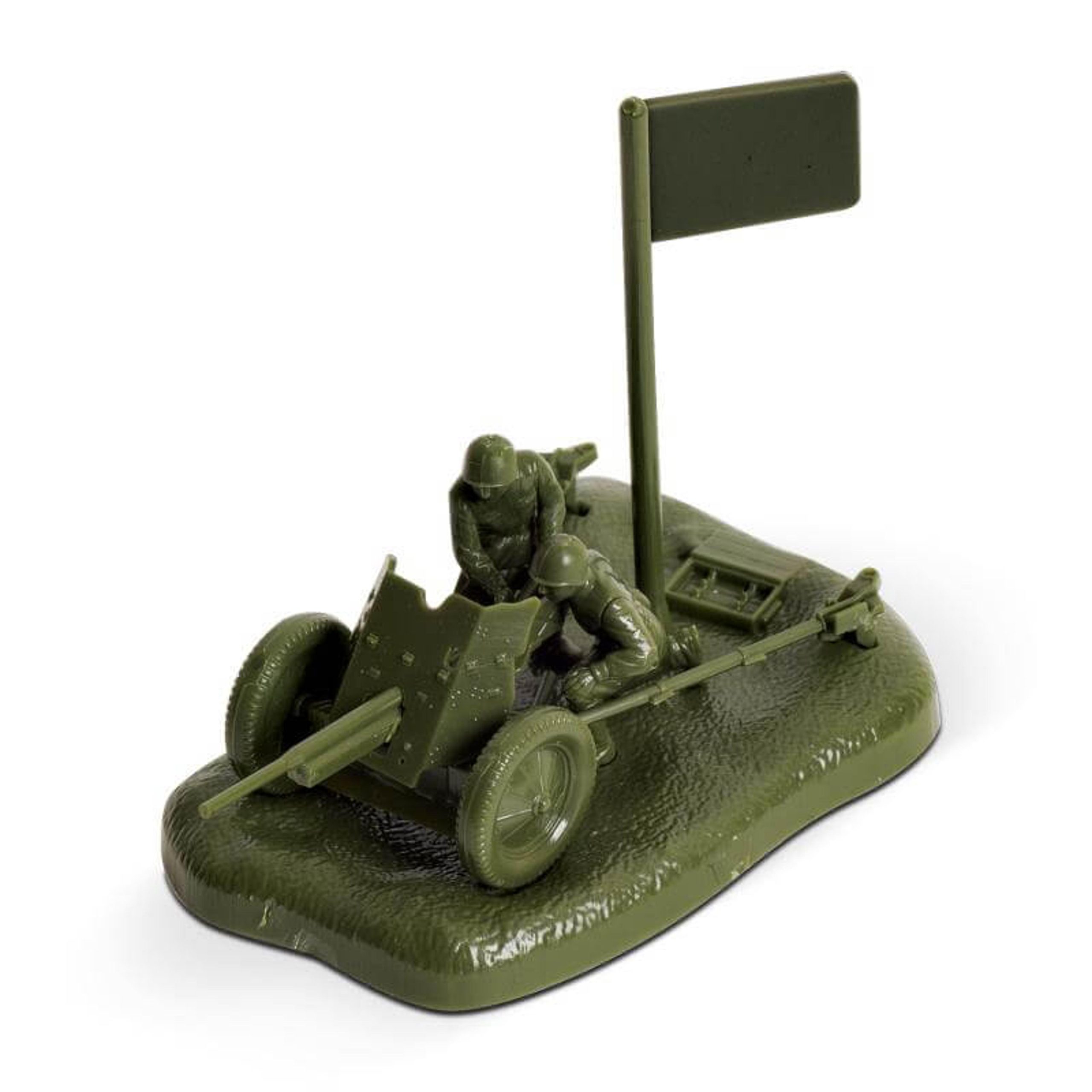 Zvezda 1/72 Soviet 45-mm Anti-tank Gun With Crew Model Kit