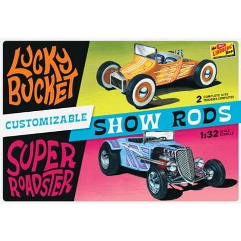 1/32 Customizable Street Rod 2-Pack