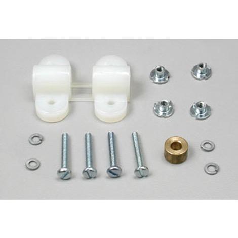 Dubro Nylon Nose Gear Block 5/32" (2)