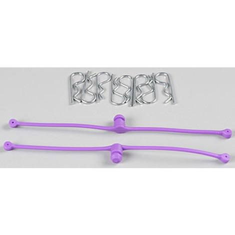 Dubro Body Klip Retainers Purple (2)