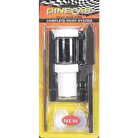 PineCar Complete Paint System - Stealth Black