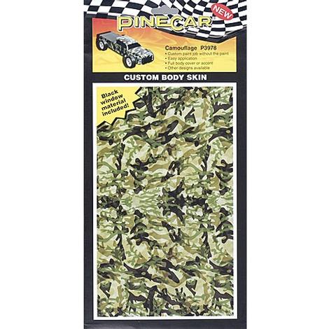 PineCar Camouflage Custom Body Skin