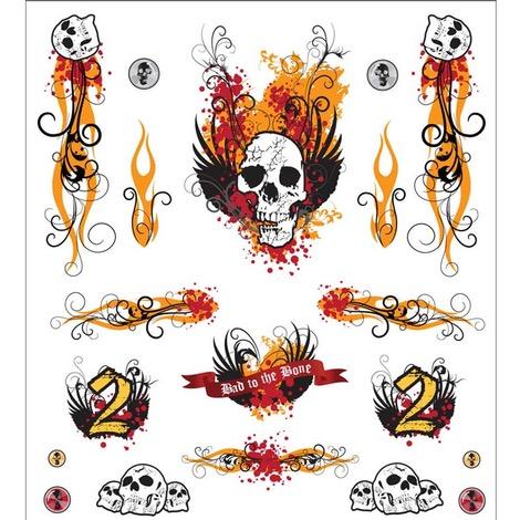 PineCar Bad To The Bone Dry Transfer