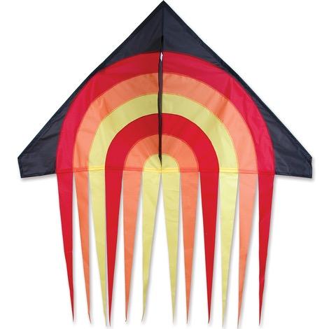 56 In. Stream Delta - Fire Ball Kite