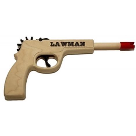 Lawman Pistol Rubber Band Gun
