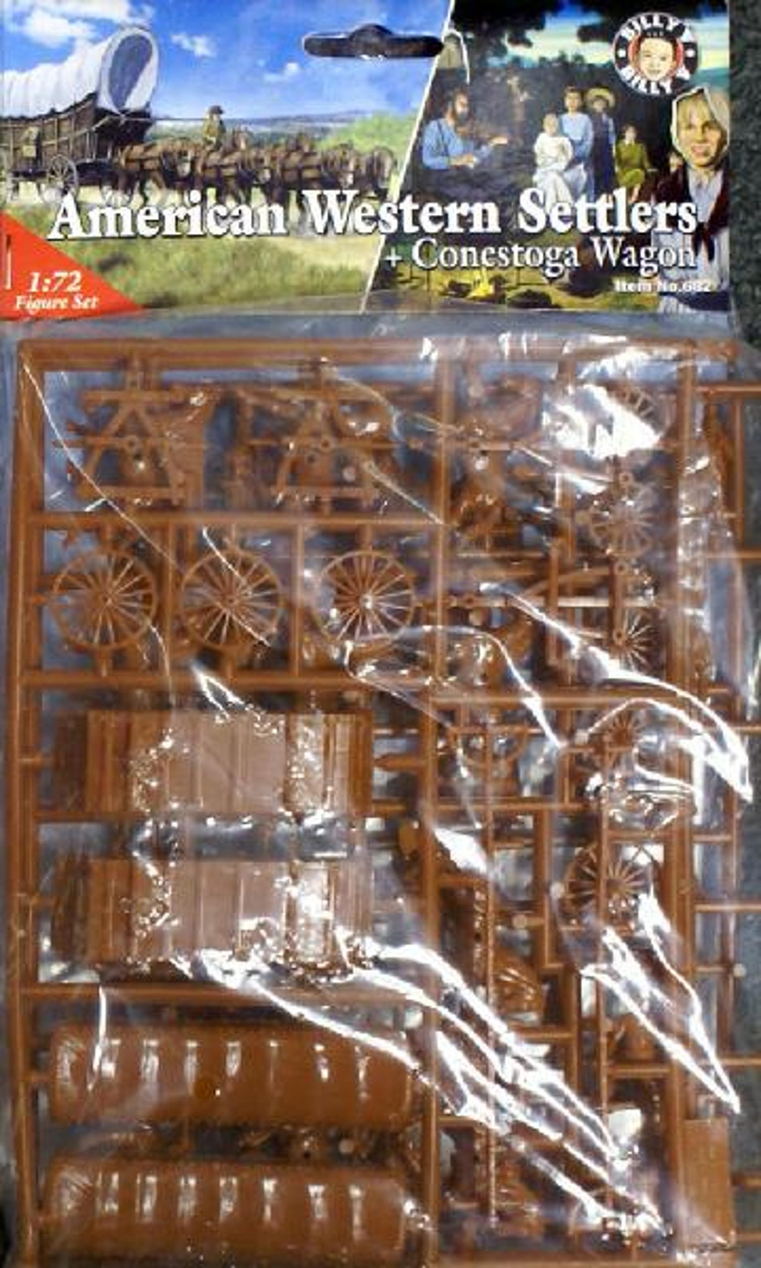 1:72 American Western Settlers Figure Set