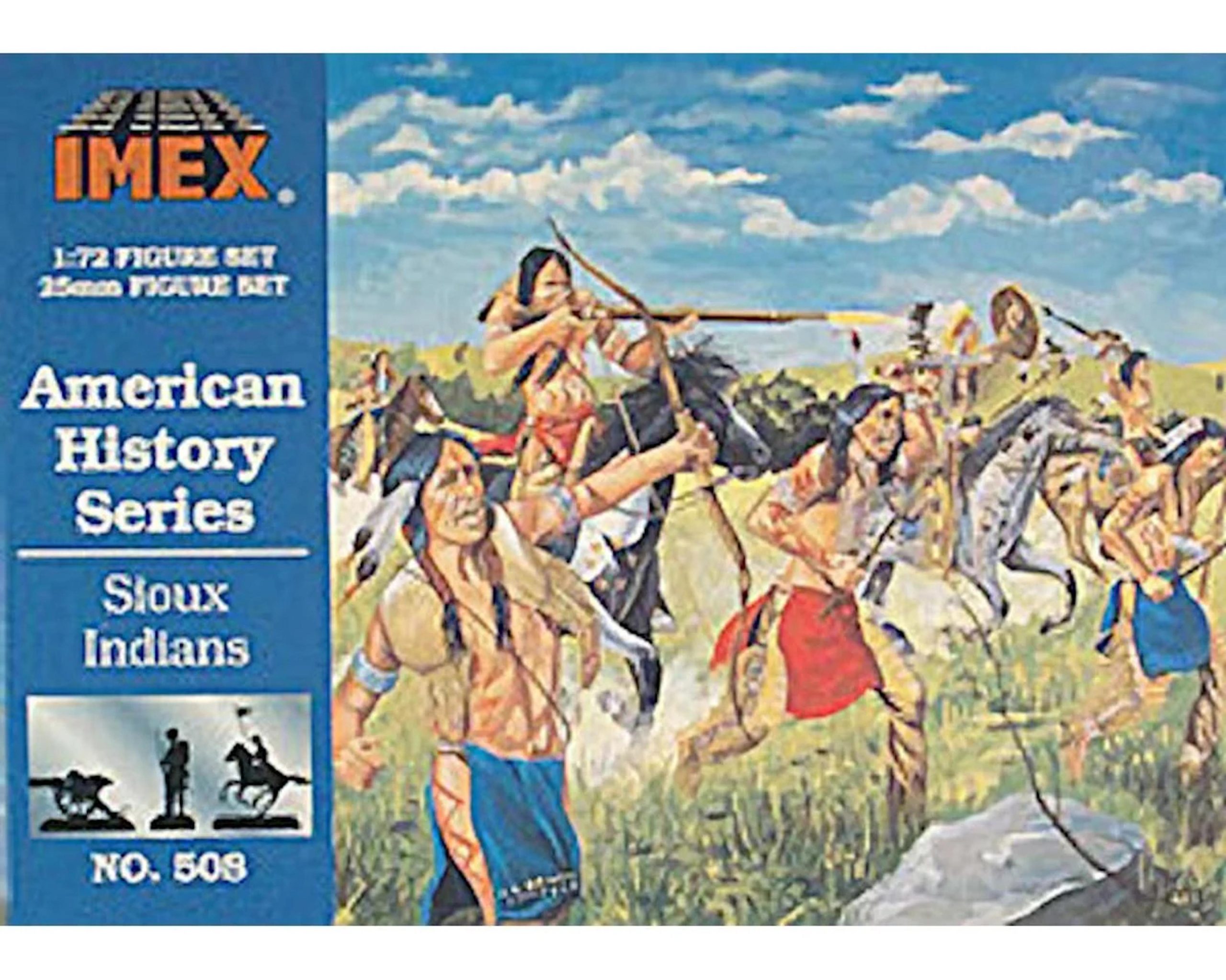 1:72 Sioux Indian Figure Kit
