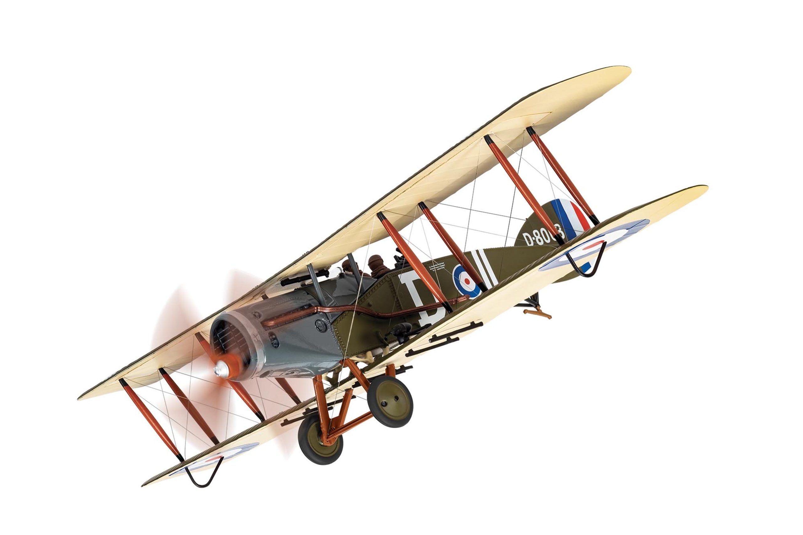 1:48 Bristol F2B Fighter D-8063 RAF Diecast Model