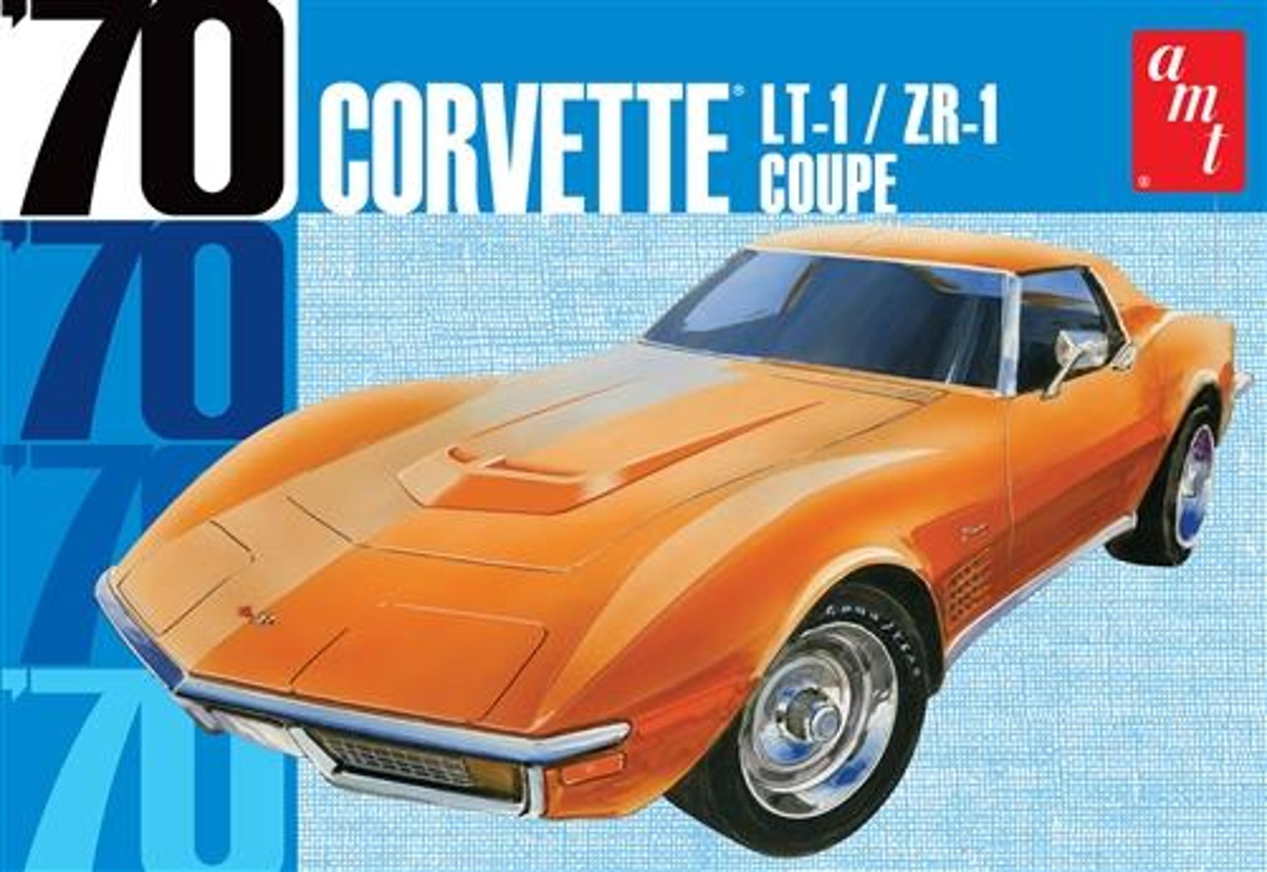AMT 1/25 1970 Chevy Corvette Coupe Model Kit