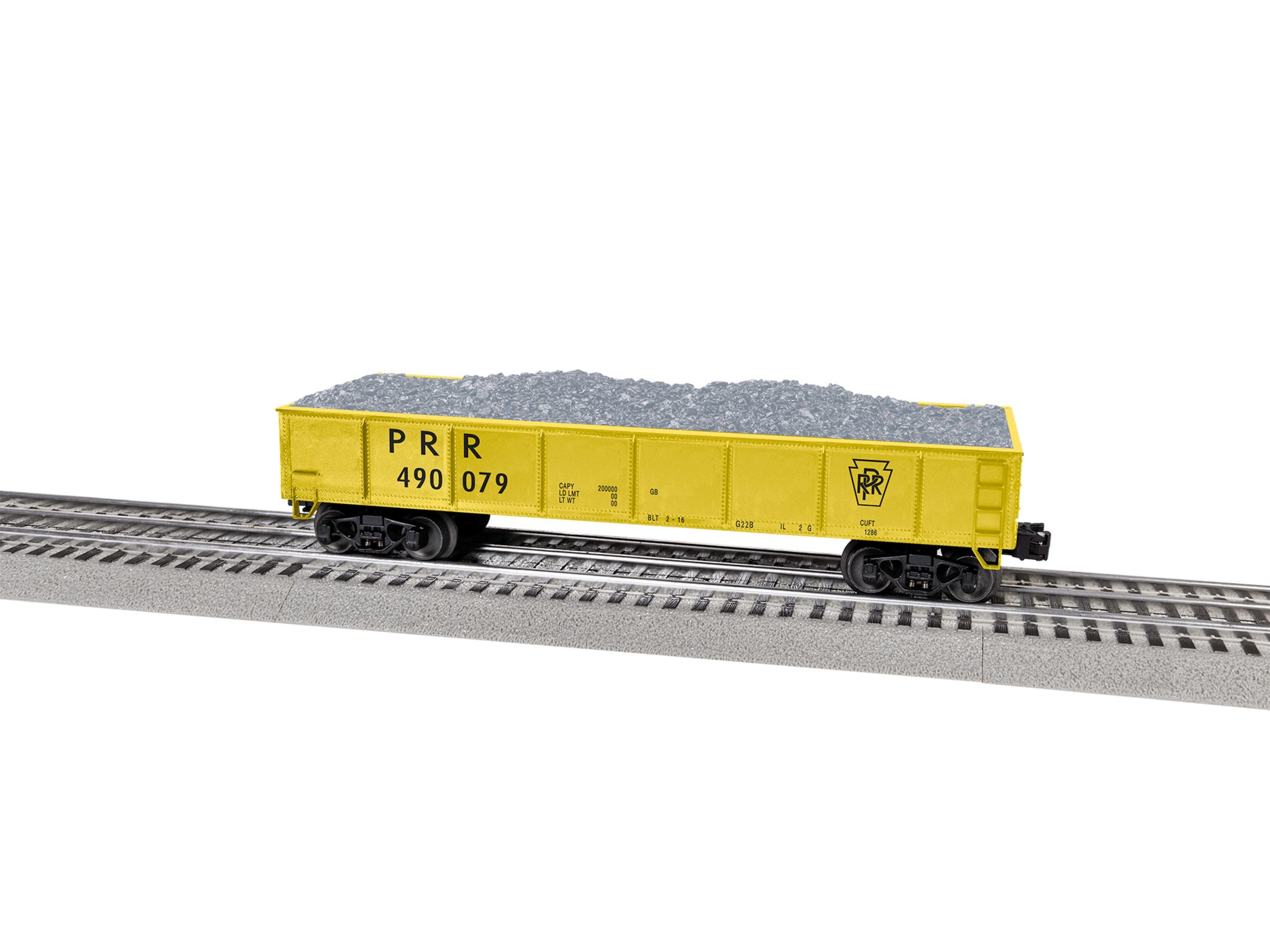 O-Scale Pennsylvania Standard Gondola w/ Ballas Load #490079