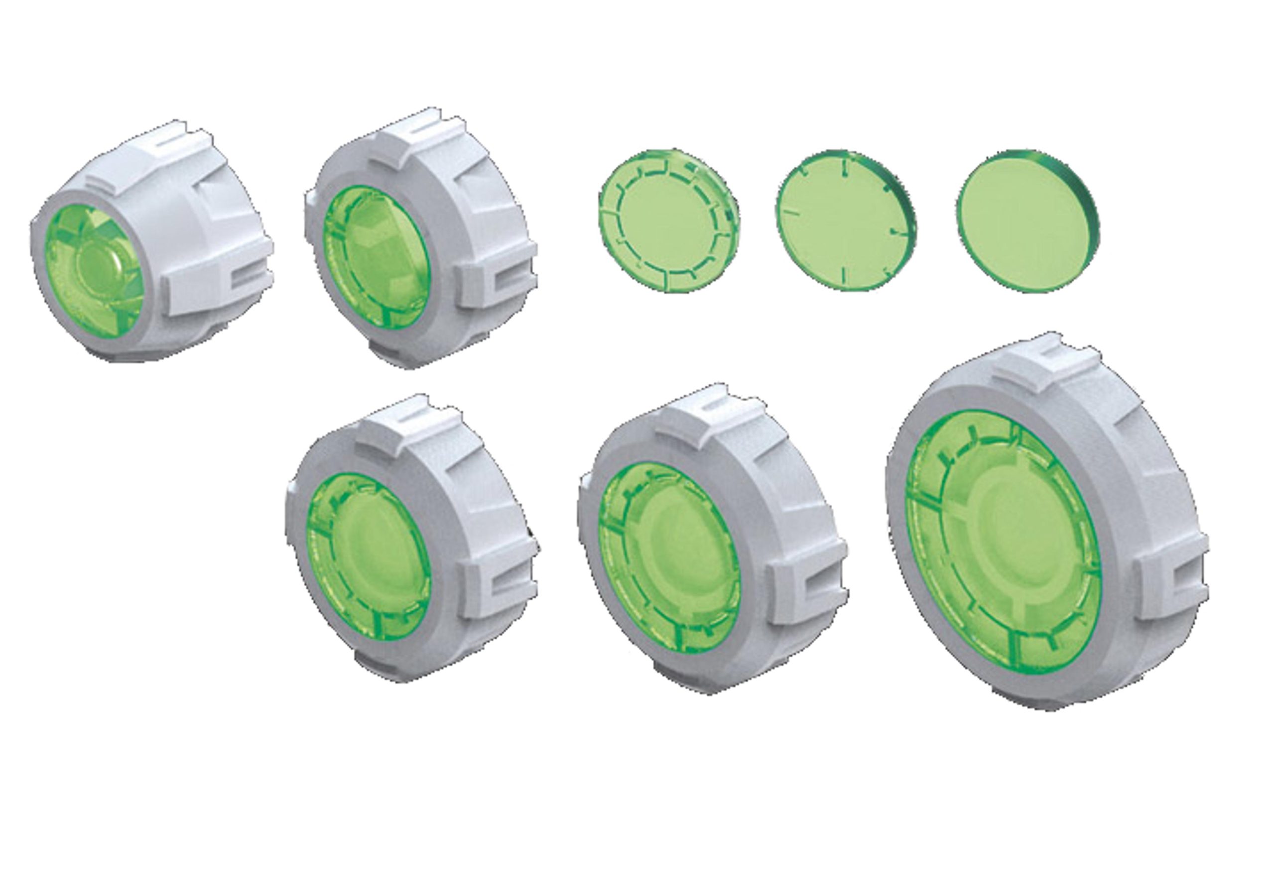 MS Sight Lens #01 - Green (Non Scale)