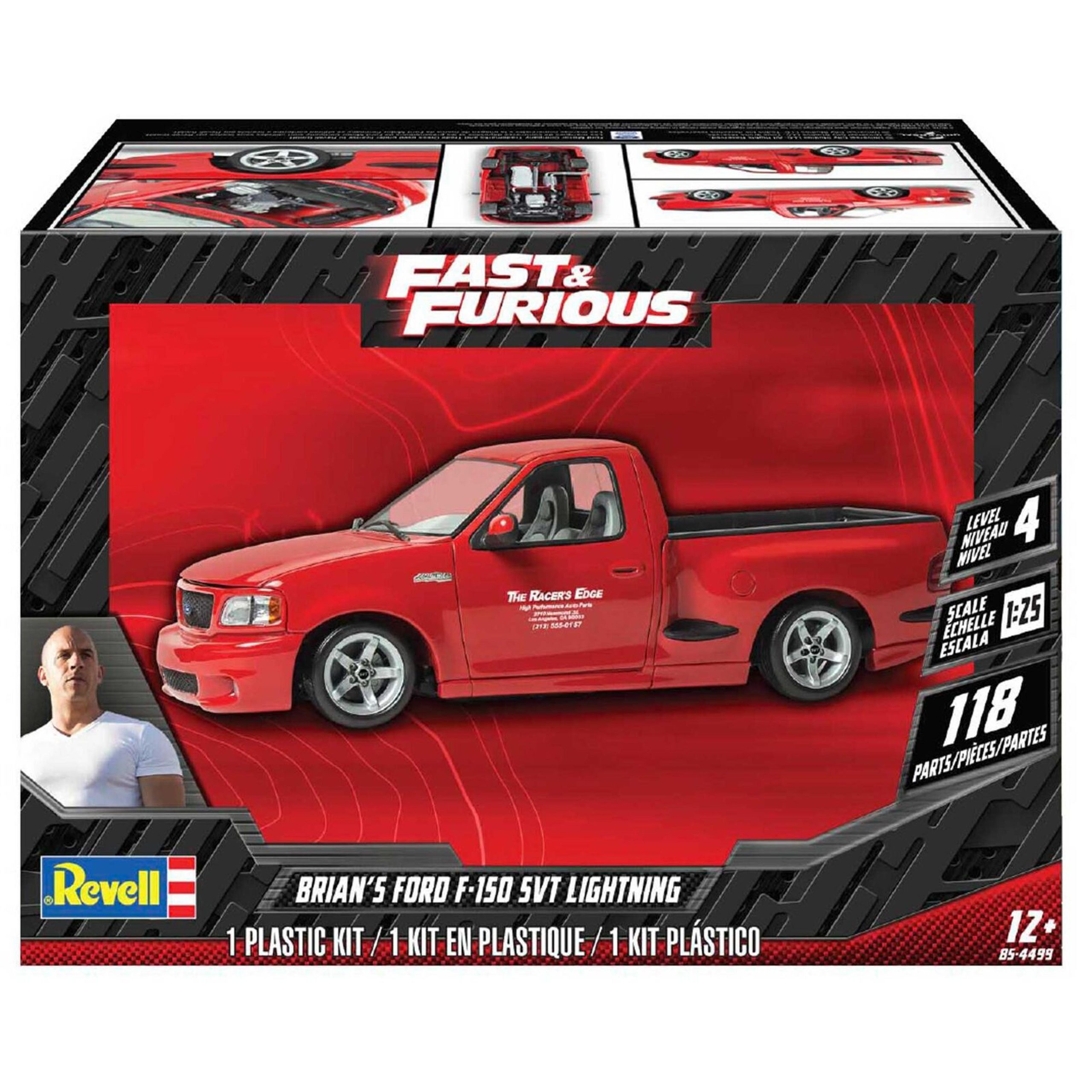 1/25 Fast & Furious F-150 SVT Lightning Model Kit