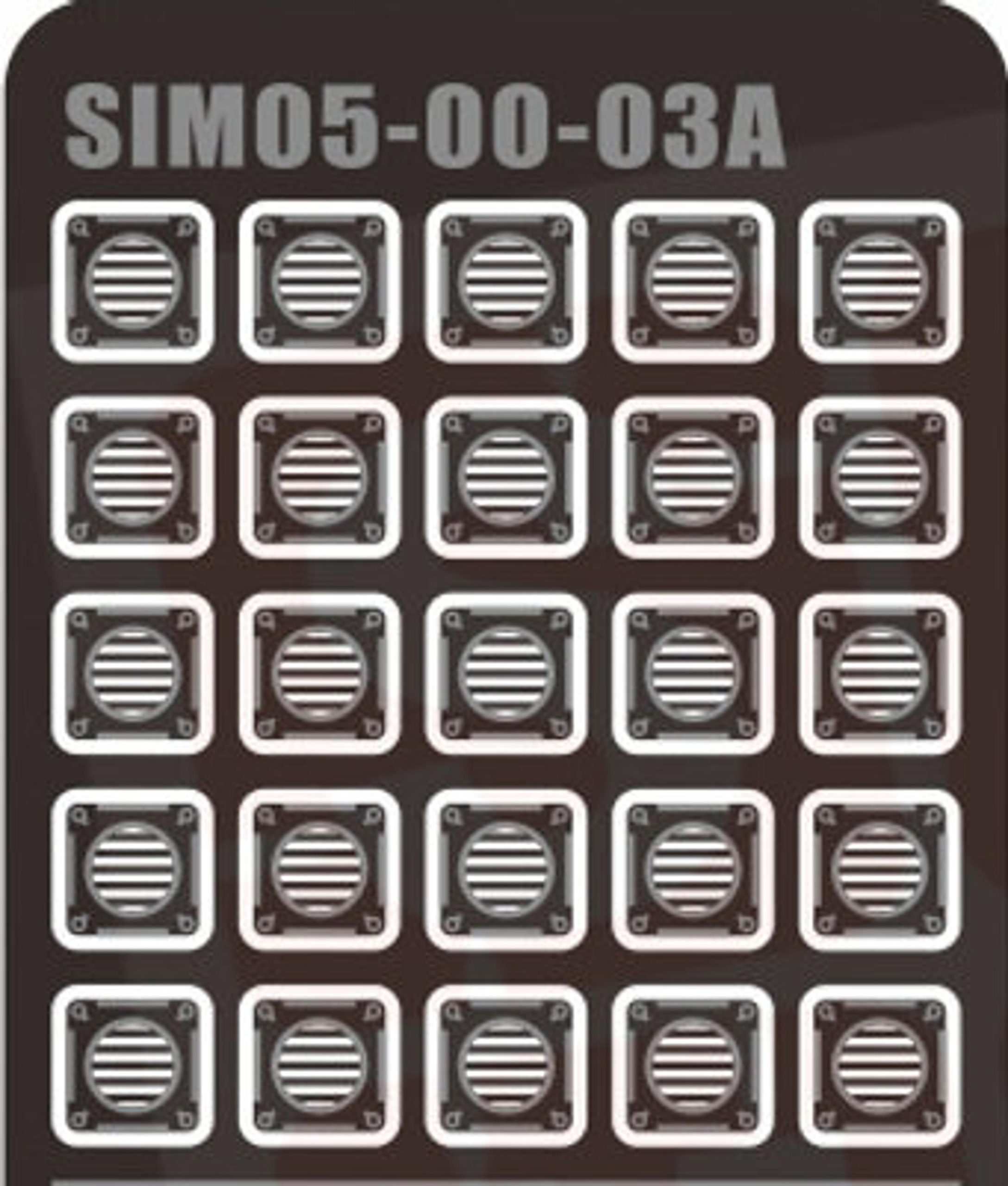 SIMP Metal Photo Etch PE-03A