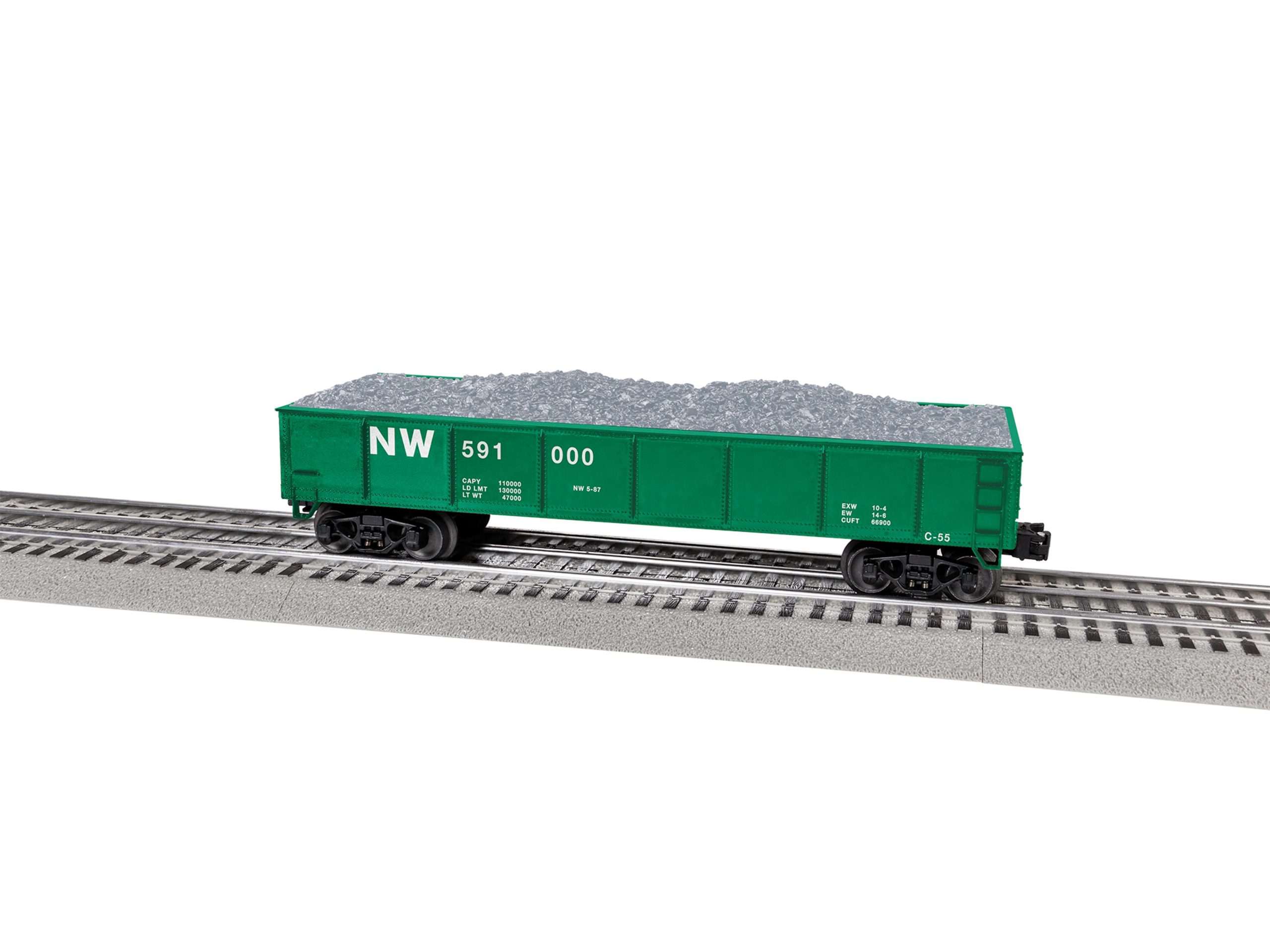 Lionel O Scale Norfolk & Western Standard Gondola w/ Ballast Load