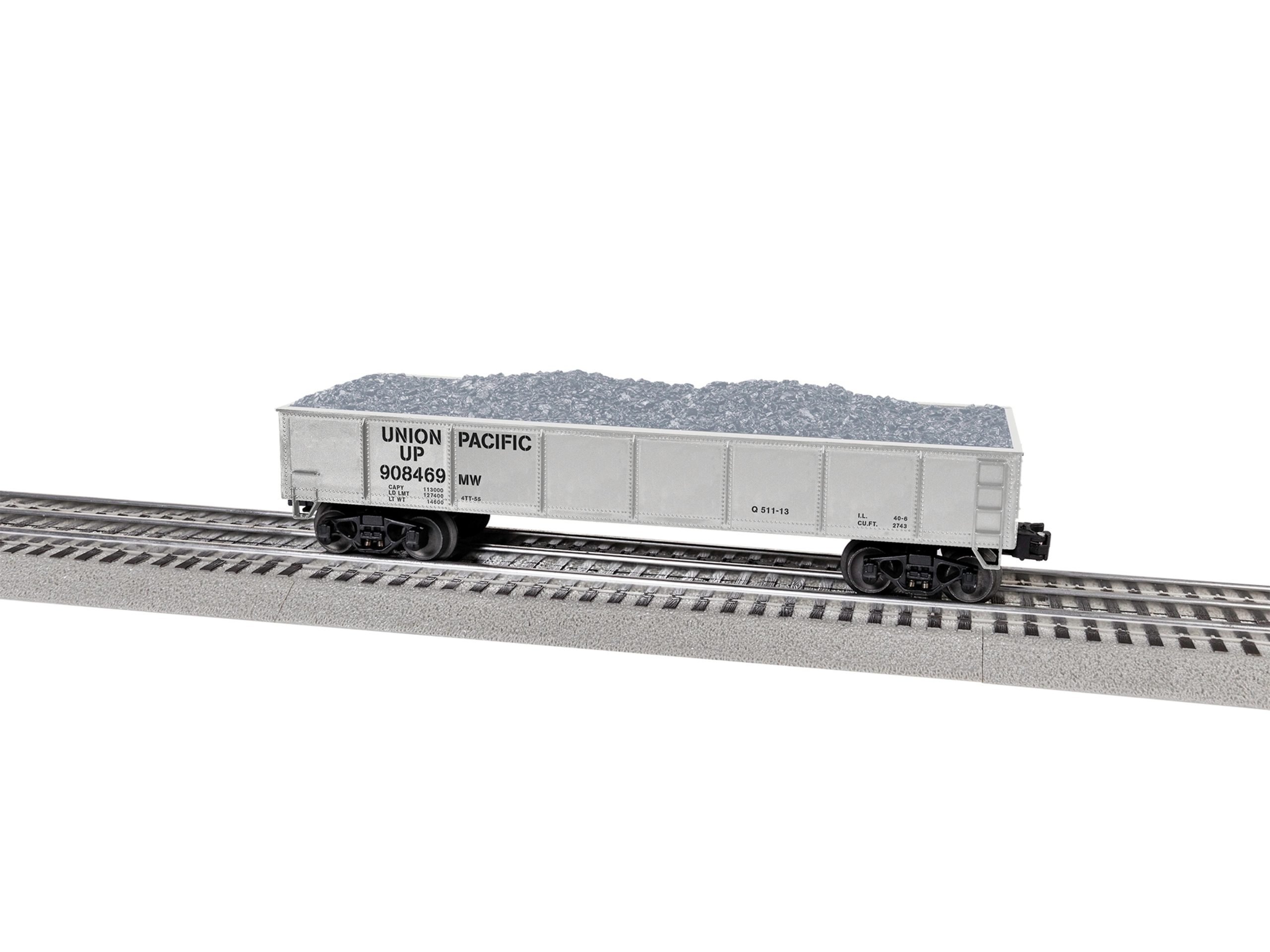 Lionel O Scale Union Pacific Standard Gondola w/ Ballast Load